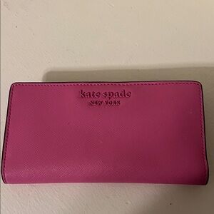 Kate Spade Slim Long Pink Wallet